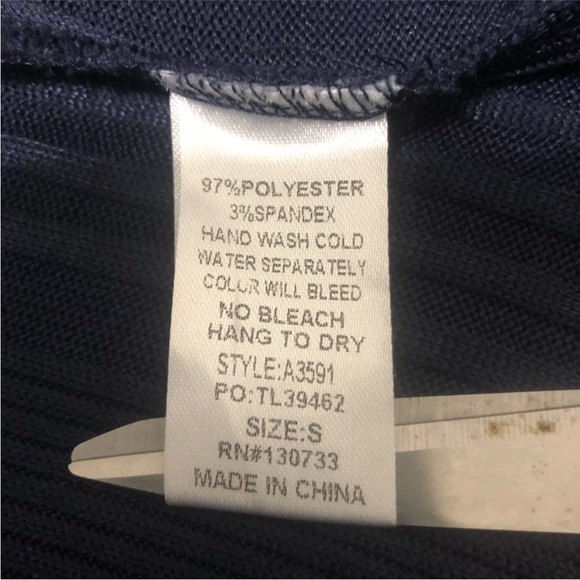 Umgee Long Navy Cardigan Sweater  Small like new - Picture 8 of 8